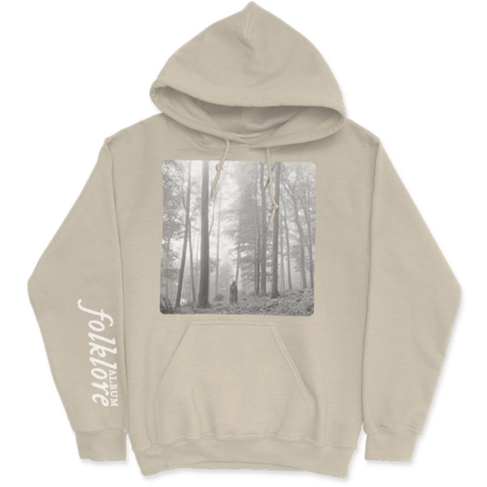 Taylor Swift Folklore “In the Trees” Tan Hoodie SM